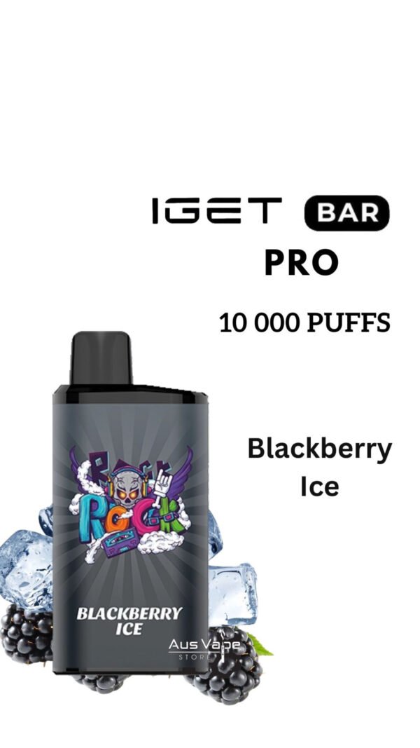 0A2D1CA4-7348-4BA6-9BA0-B496976740BB-600x1067-1.jpeg IGET BAR PRO – BLACKBERRY ICE – 10 000 PUFFS - Image 1