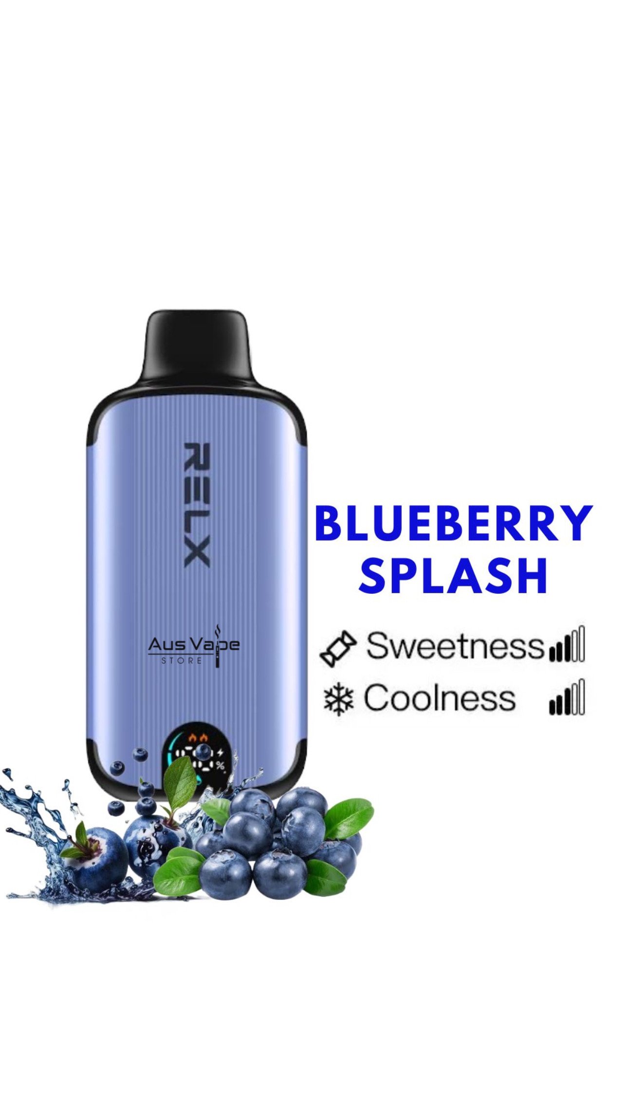 xr:d:DAFowXq6F7k:518,j:2331035484205665403,t:24032412 RELX MAGICGO – BLUEBERRY SPLASH – 8000 PUFFS - Image 1