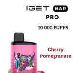 IGET BAR PRO – CHERRY POMEGRANATE – 10 000 PUFFS