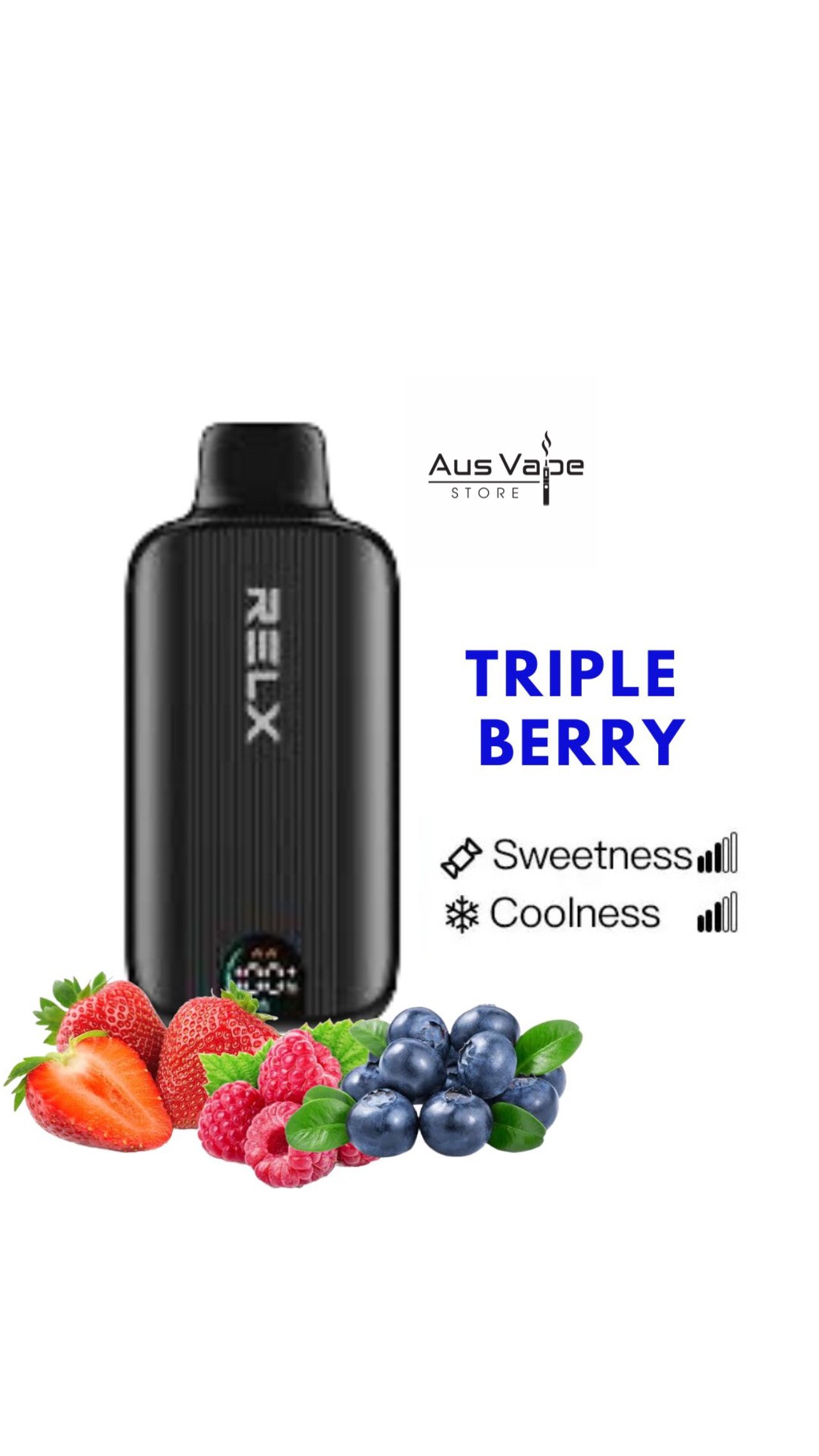 xr:d:DAFowXq6F7k:512,j:651192824296411821,t:24032412 RELX MAGICGO – TRIPLE BERRY – 8000 PUFFS - Image 1