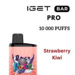 IGET BAR PRO – STRAWBERRY KIWI – 10 000 PUFFS