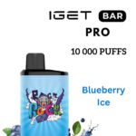IGET BAR PRO – BLUEBERRY ICE – 10 000 PUFFS