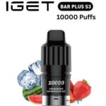 IGET BAR PLUS S3 POD ONLY – STRAWBERRY WATERMELON ICE – 10.000 PUFFS