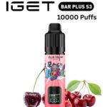 IGET BAR PLUS KIT S3 – CHERRY POMEGRANATE – 10 000 PUFFS