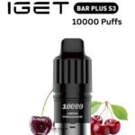 IGET BAR PLUS S3 POD ONLY – CHERRY POMEGRANATE – 10.000 PUFFS
