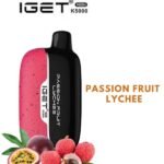 IGET MOON – PASSION FRUIT LYCHEE – 5000 PUFFS