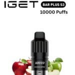 IGET BAR PLUS S3 POD ONLY – DOUBLE APPLE – 10.000 PUFFS