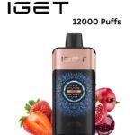 IGET ONE – STRAWBERRY POMEGRANATE ICE – 12000 PUFFS
