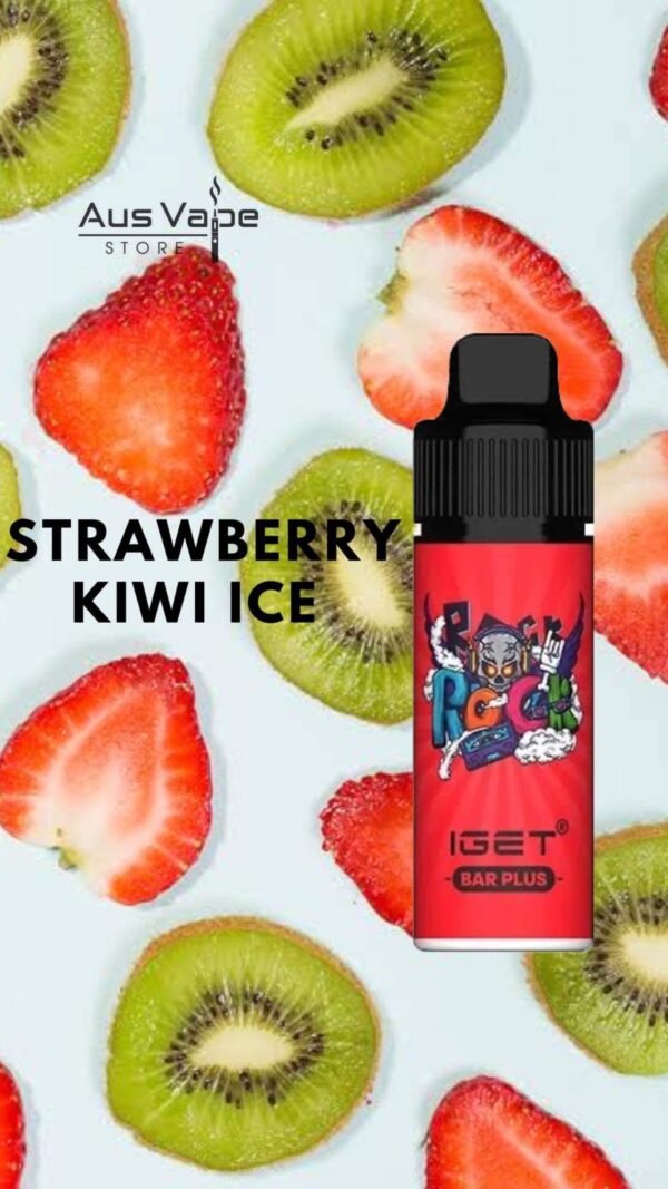 IMG_2965-600x1067-1.jpg IGET BAR PLUS – STRAWBERRY KIWI ICE – 6000 PUFFS - Image 1