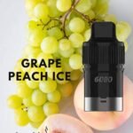 IGET BAR PLUS POD ONLY – GRAPE PEACH ICE – 6000 PUFFS