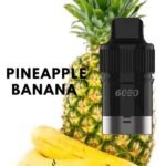 IGET BAR PLUS POD ONLY – PINEAPPLE BANANA – 6000 PUFFS