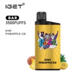 IGET BAR – KIWI PINEAPPLE ICE – 3500 PUFFS
