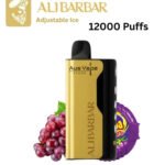 ALIBARBAR ICE ADJUST – HUBBA BUBBA GRAPE – 12000 PUFFS