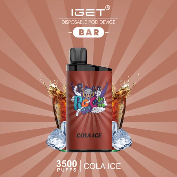 iget-bar-cola-ice-3500-puffs-600x600-1.jpg IGET BAR – COLA ICE – 3500 PUFFS - Image 1