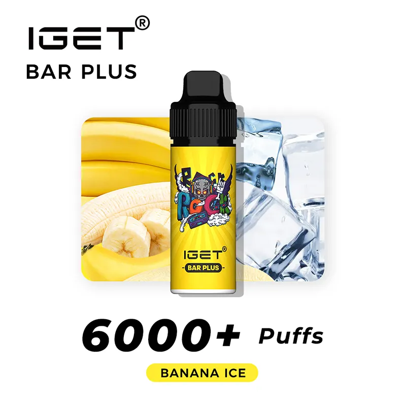 iget-bar-plus-banana-ice.webp IGET Bar Plus Banana Ice 6000 Puffs - Image 1