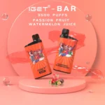 IGET BAR – PASSION FRUIT WATERMELON JUICE – 3500 PUFFS