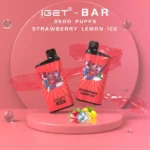 IGET BAR – STRAWBERRY LEMON ICE – 3500 PUFFS
